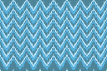 Pattern Ikat style, vector hand drawing design for fabric, ethnic, textile, texture, wrapping paper, wall paper or abstract background.