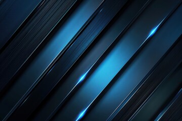Obraz premium abstract blue and black are light pattern with the gradient is the with floor wall metal texture soft tech diagonal background black dark clean modern.