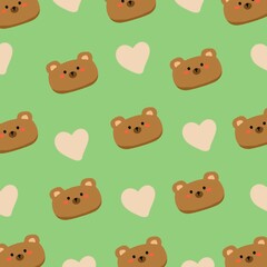 Fototapeta premium seamless pattern with animals
