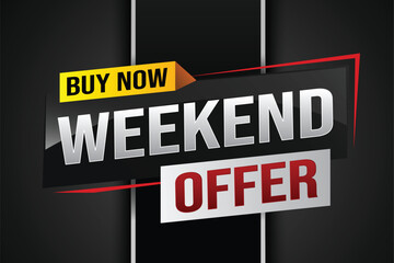Buy now weekend Special sale tag. Banner design template for marketing. Special offer promotion retail. background banner modern graphic design for advertising store shop, online store, website	
