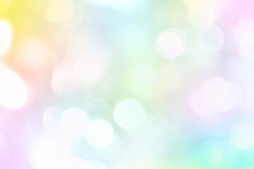 Blurred Pastel Rainbow Gradient with Soft Glow（虹色のきれいなグラデーションのふわふわでぼんやり光る背景）