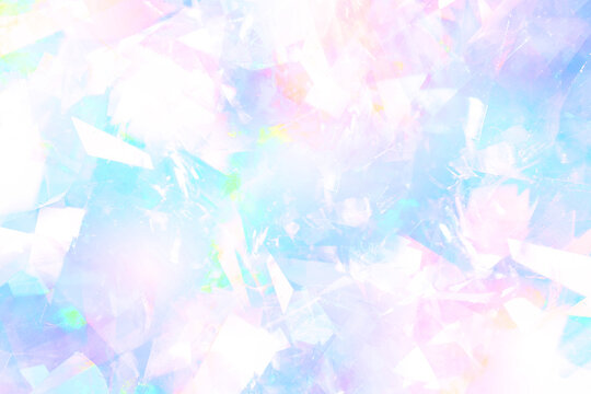 Iridescent Crystal Gradient Background（クリスタルのような虹色のグラデーションのきれいな背景）