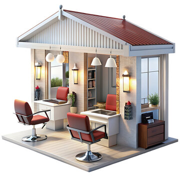 salon transparent background