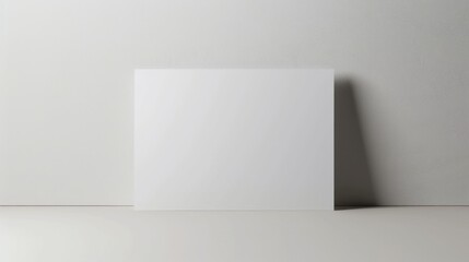 Classic white background mockup layout for versatile design presentations.