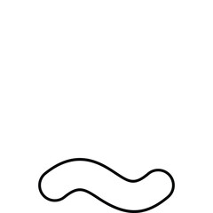 Arrow left icon design with white background stock illustration