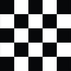 black and white chess board, Transparent pattern background