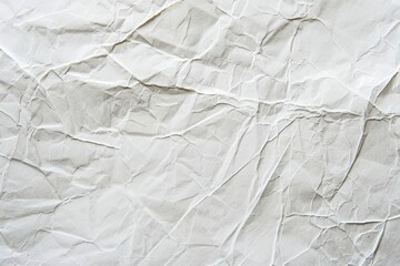 Fototapeta premium White recycled craft paper texture as background. Grey paper texture material, Old vintage page light wrinkle tone vignette of old newspaper and journal blank. Paperwork pattern letter for text.