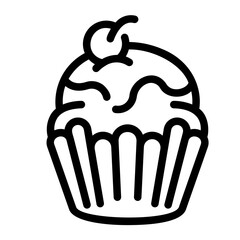 ice cream Line Icon
