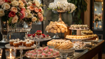 Fototapeta premium Fashionable party design showcasing a sophisticated layout pattern