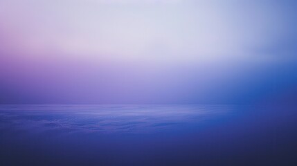 Obraz premium Serene Abstract Landscape with Gradient Colors of Purple and Blue, Tranquil Horizon Over Calm Water, Minimalistic and Dreamy Atmosphere, Perfect for Backgrounds and Artistic Projects