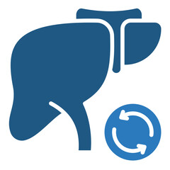 Liver Glyph icon