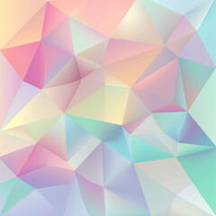 Obraz premium Abstract background, pastel colors, low poly style, vector illustration, minimalism, polygonal shapes, geometric figures, 