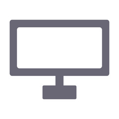 グレーのモニター風アイコン