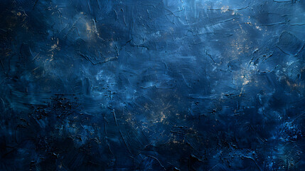 Dark blue grungy distressed canvas bacground