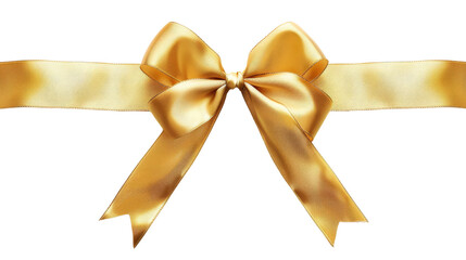 Fototapeta premium Transparent ribbon and bow PNG, top view, isolated image. Ideal for graphic design, scrapbooking, and digital projects.