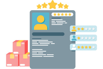 customer reviews and product ratings from quantities sold