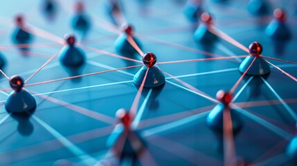 Global Business Connections.. Corporate networking. Concept of networking in a corporation.
