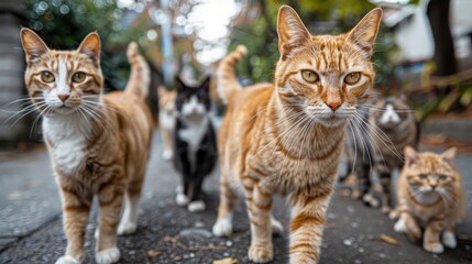 Stray Cats Roam The Street, Each With Their Unique Story