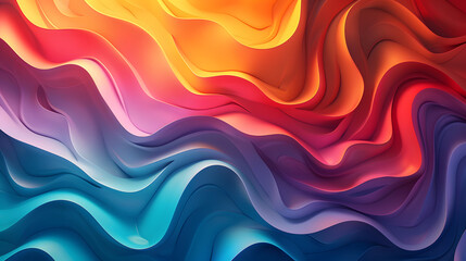 Obraz premium 2d graphic wallpaper with colorful grainy gradients