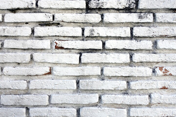 grunge white brick wall texture background