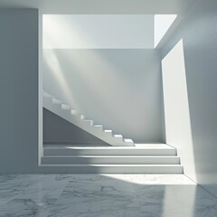 Fototapeta premium Simple, clean background in a minimalist modern style.