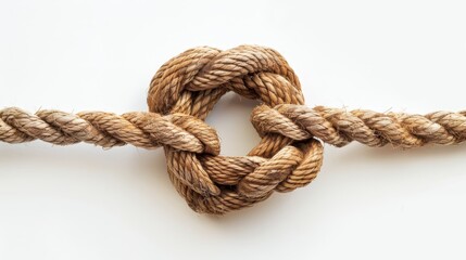gordian knot on a white background