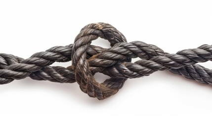 gordian knot on a white background