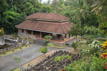 Beautiful view of Fountains in Goa Gajah in Bali Island, Indonesia	
