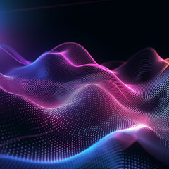 abstract wave, Abstract background with neon glowing wavy lines on black, pink and blue colors, abstract purple background, abstract background with glowing lines, abstract background with lines