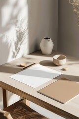 Versatile mockup scene designed for showcasing your content with simplicity.