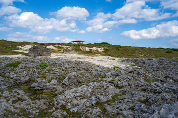 波照間島 日本最南端の碑から見た風景