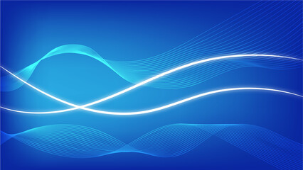 Abstract wave background with blue color gradients