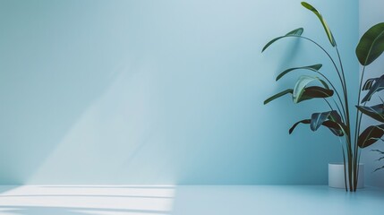 Blank space in marketing composition for text overlay.