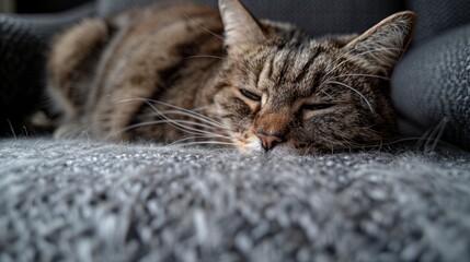 A Close-Up Of Dog Or Cat Hair On Black Sofa Furniture, Highlighting The Need For Cleanliness
