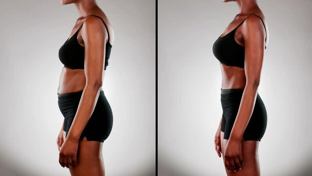 Transformation: African American Woman's Before and After Weight Loss Journey