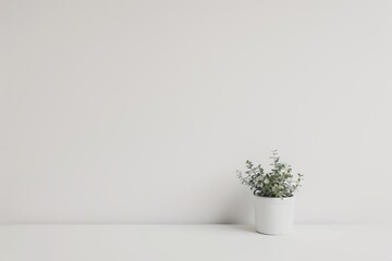 Fresh and bright mockup arrangement against a minimalist white backdrop.