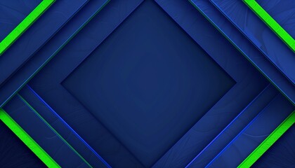 Obraz premium futuristic blue and green background with a green light