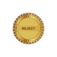 Stamp Sticker Reject 01