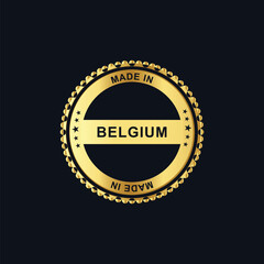 Stamp Sticker Belgium