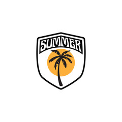 summer logo vector