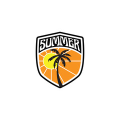 summer logo vector