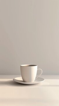 Minimalist marketing design on a plain background.