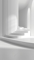 Obraz premium Mockup design featuring a clean and minimalist background.