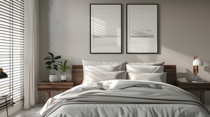 Simple and sophisticated mockup setup for highlighting your artwork.