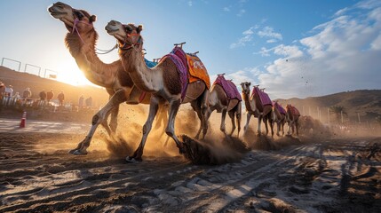 Fototapeta premium Timkadin Festival in Morocco. Berber culture