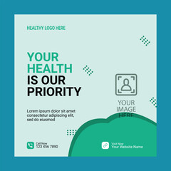 Medical Social Media Post Design