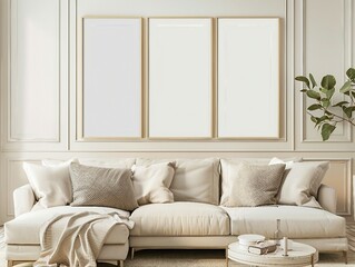 Living Room Wall Art Mock Up