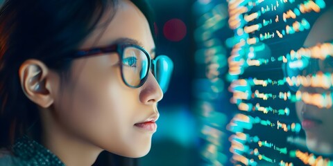 Professionals Employ Coding and Data Analysis for Tasks Such as Machine Learning. Concept Coding, Data Analysis, Machine Learning, Professionals, Employ