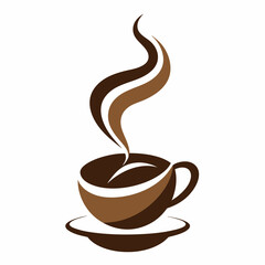 Cup of coffee vector art illustration