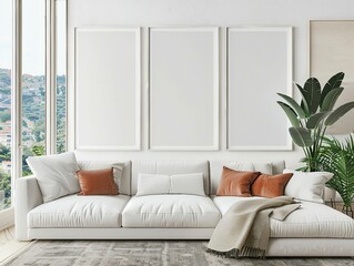 Living Room Wall Art Mock Up
